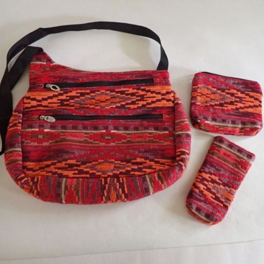 Canyon Sky Aztec Purse 3 Piece Set